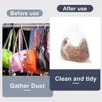 Berlune 100 Pcs Dust Bags for Purses Storage Bags for Handbags Non Woven Fabric Handbags Storage, Shoe Travel Package for Packing, Home Closet Organizer Dust Cover (15.7inx19.7in)