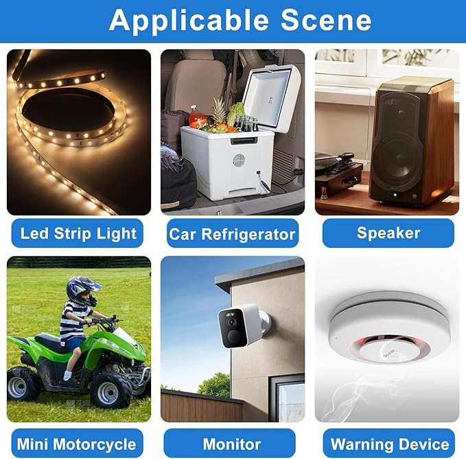 DC 12V Step Up to 24V 3A 72W Voltage Booster Converter DC Power Converter with Fuse & Connectors Waterproof Module Transformer for Golf Cart Club Car