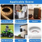 DC 12V Step Up to 24V 3A 72W Voltage Booster Converter DC Power Converter with Fuse & Connectors Waterproof Module Transformer for Golf Cart Club Car