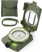 Sportneer Compass: Accurate Durable Lightweight Orienteering Compass with Strap and Carrying Case, Glow in The Dark Waterproof Hiking Essentials for Camping Backpacking, Best Survival Gifts for Kids
