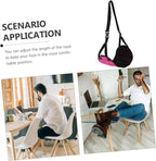Airplane Foot Rest Hammock Breathable Travel Footrest for Airplane Train Office and Home Lightweight Portable Support for Relaxing Feet Long Trips