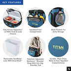 Titan by Arctic Zone Deep Freeze Cooler - Zipperless Hardbody Cooler - Deep Freeze Insulation, HardBody Liner, and SmartShelf