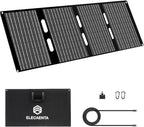 ELECAENTA 40W Solar Panel, USB C, USB A and DC 18V Output, IP68 Waterproof, Foldable Portable ETFE Solar Charger Compatible with iPhone, Samsung, Camping, Hiking, and Outdoor Power Station