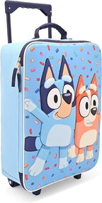 Fast Forward Bluey 16" Soft Luggage - Cute & Durable Carry-On Suitcase for Travel 16X12X5