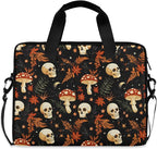 MNSRUU Laptop Bag for 15.6 inch Black Gothic Bats