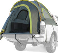JOYTUTUS Pickup Truck Tent 6.5ft 2.0, Waterproof PU2000mm Double Layer for 2 Person, Portable Truck Bed Tent with Rainfly, Green, Aluminum Pole