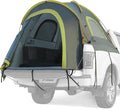 JOYTUTUS Pickup Truck Tent 8ft 2.0, Waterproof PU2000mm Double Layer for 2 Person, Portable Truck Bed Tent with Rainfly - Green, Aluminum Pole