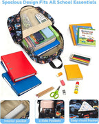 CAMTOP Kids Backpack for Boys, Preschool Toddler Backpack Kindergarten School Bookbag for Age 3-8(Monster Truck)