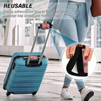 Cute Tigers Luggage Handle Wraps with Writable Luggage Tags, 4 Pack, 5.9 x 4.3 Inches Grip Handle Cover for Suitcase Shopping Bag