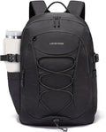 LOVEVOOK Mens Backpack with Giant Tumbler Holder Pocket,15.6 Inch Everyday Laptop Backpack Commuter Travel Work Computer Bag for Women,Waterproof Hiking College Teacher Back Pack Casual Daypack,Black