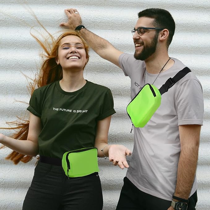 Amazerbst Belt Bag, Fanny Pack, Everywhere Belt Bag,40 Inch Adjustable Strap, for Women and Men,Waterproof
