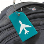 Silicone Luggage Tag with Name ID Card Perfect to Quickly Spot Luggage Suitcase