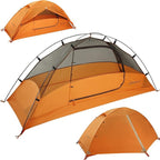 Clostnature Lightweight Tent for Backpacking - 1/2/3/4 Person Ultralight Backpacking Tent, Waterproof Easy Setup Camping Tent, Hiking Tent for Outdoor, Hiking and Mountaineering
