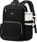 Focdod Laptop Backpack for Women Bookbag: 18 inch Work Backpacks with Pouch Pocket for Large Capacity Cup & USB Charger College Book Bag Travel Business Nurse Teacher Bookbags Anti-theft Back Pack