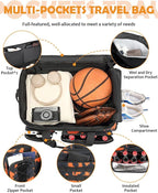 50L Gym Bags for Men, 3 in 1 Travel Duffle Bag with Shoe Compartment, Tactical Military Backpack for Overnight Weekender Gym Traveling Workout Deployment