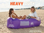 WEKAPO Inflatable Couch Air Lounger Chair - Camping & Beach Accessories, Portable Blow up Sofa for Hiking, Lawn, Indoor/Outdoor Movies & Music Festivals. Lightweight and Easy to Set Up Air Hammock