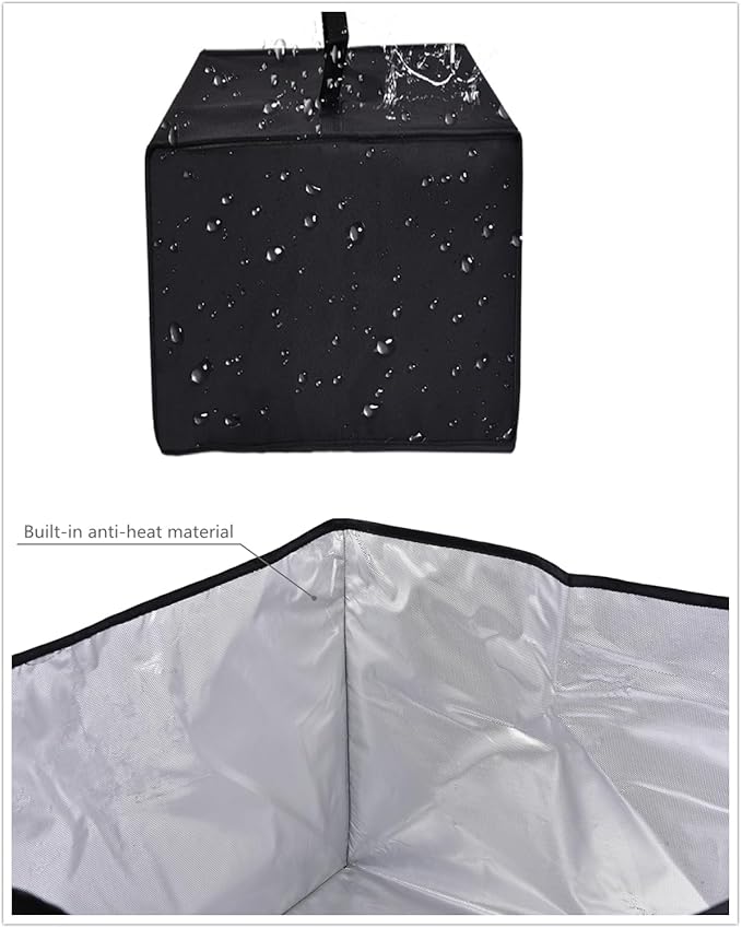 AF-WAN Coffee Maker Cover - Dustproof & Waterproof for Hamilton Beach FlexBrew Trio 2-Way (49902/49915/49917/49976) & Keurig K155 - Black, Nylon