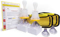 LifeVac Yellow Travel Kit 2 Pack - Portable Suction Rescue Device, First Aid Kit for Kids and Adults, Portable Airway Suction Device for Children and Adults