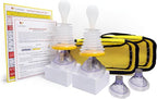 LifeVac Yellow Travel Kit 2 Pack - Portable Suction Rescue Device, First Aid Kit for Kids and Adults, Portable Airway Suction Device for Children and Adults