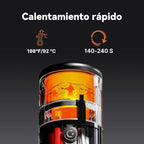 CERA+ Portable Espresso Machine 5-8 Cups per Charge, Self-Heating 20 Bar， NS Pods & Ground Coffee, Epresso Electric Travel Coffee Maker for Outing, Working, Camping