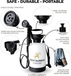 Portable Camping Shower Pump w/ Showerhead Holder and Safety Valve (45 PSI) - Portable Shower for Camping - Surf Rinse Kit - Beach Shower Pump – Camp Shower Kit - Portable Outdoor Shower Camping