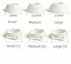 6 Pairs Replacement Ear Tips for Bose QuietComfort Ultra Earbuds (2023) & Bose QuietComfort Earbuds II (2022) - Anti-Slip Silicone Wingtip Covers Eartip-White