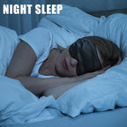Xtinmee 30 Pieces Silk Sleep Mask Silk Eye Mask with Adjustable Strap Eye Cover for Sleeping Blindfold for Women Men Travel Rest(Black)