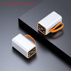 White Digital Display Battery Power Shell Box Charging DIY Power Bank Case Kit for 4x21700 Lithium Battery