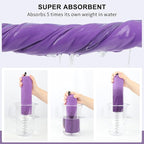 Rainleaf Microfiber Towel Perfect Travel & Gym & Camping Towel. Quick Dry - Super Absorbent - Ultra Compact - Lightweight. Suitable for Trip, Beach, Shower, Backpacking, Pool