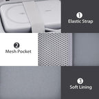 co2CREA Case for Anker Zolo Magnetic Power Bank Wireless Portable Charger, Hard Travel Case Compatible with Anker 5,000mAh / 10,000mAh Magsafe Battery Pack (White Case)