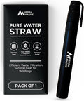 Sierra Madre Portable Water Filter Straw – 264 Gallon Water Filtration for Backpacking, Camping, Hiking, Travel - Ideal for Outdoor Emergency Hydration & Supplies - Portable & Lightweight (Pack 1)
