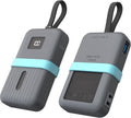 Silicone Case for Anker Zolo Power Bank (10,000mAh 30W) A1680/A1688 Protective Cover with Lanyard Slot, Drop-Proof Dust-Proof Precise Cutouts for Daily Use & Travel (Gray)