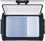 Explorer Bear Urban Series 48QT/45L 12V/24V Portable Battery Powered Electric Cooler Fridge Freezer Powered by LG Compressor (Battery Not Included)
