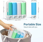 Travel Bottles for Toiletries, TSA Approved Travel Size Containers, Leak Proof Silicone Shampoo Bottles, Small Toiletry Containers with Clear Bag for Shampoo Conditioner Lotion