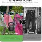 Travel Clothesline Length 9.8Ft with 12 Clothespins, Wire Rope Adjustable Length, Indoor Clothesline, Outdoor Camping Accessories
