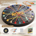lartoys Rope Untangling Puzzle Game, Educational Strategy Board Game for Kids & Adults, Family Travel Party Games with Multi-Level Challenges, Gifts for All Ages
