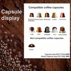 Portable Coffee Maker, Removable 7500mAh Battery, 20Bar High-Pressure Fast Extraction, USB Charging, Stand & Carry Bag, Supports Coffee Grounds & NS Pods, Ideal Camping Makers for Travel