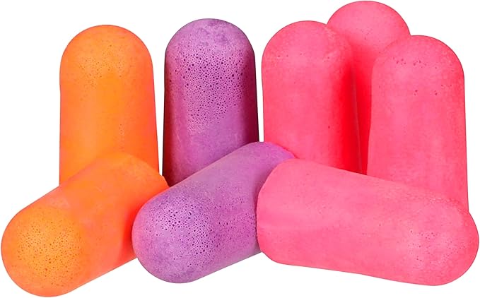 3M Disposable Earplugs Events & Concerts, 4 Pairs (8 Total Plugs), Noise Reduction Rating (NRR) 32 dB, Good Fit, Stays Put, Soft & Smooth Ear Plug Design, Easy Insert & Remove (EPEC-4BC-SIOC), 2-Pack