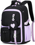 MOONBABY Girls Backpack, Kids Backpack for Girls, School bag for Primary Elementary Teenage, Middle School Students Bookbag