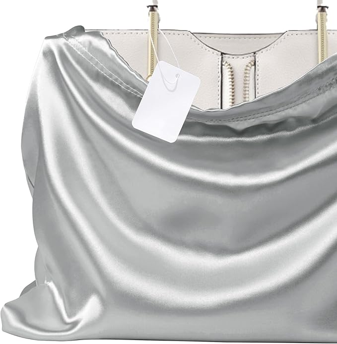 P Pothuiny 2 Pcs Satin Dust Bags for Handbags