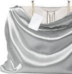 P Pothuiny 2 Pcs Satin Dust Bags for Handbags