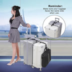 Vigorport Luggage Straps, Luggage Connector Straps for Suitcases Add A Bag and Connect Your 2 Suitcases Together Adjustable Attachment Accessories Belts (1'' Width Medium Size)