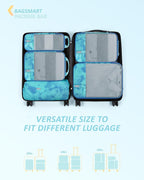 BAGSMART 6 Set /4 Set/2 Set Compression Packing Cubes for Travel, Lightweight Luggage Organizer Bags, Durable Space Saver Bags Travel Essentials