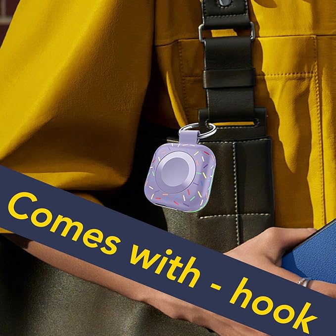 Portable Wireless Charger for Apple Watch Series 11/10/9/8/UItra/7/6/5/4/3/2/SE/Nike,Compact Travel Purse Essentials Magnetic iWatch Charger 1200mAh Extra Power Bank Keychain Style
