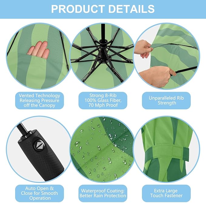 Folding Umbrella Windproof Travel Umbrellas Money Hundred Dollar Bill Light Portable Manual Rain Umbrellas for Man Women