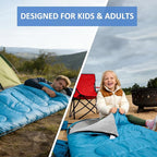 oaskys Camping Sleeping Bag - 3 Season Warm & Cool Weather - Summer Spring Fall Lightweight Waterproof for Adults Kids - Camping Gear Equipment, Traveling, and Outdoors