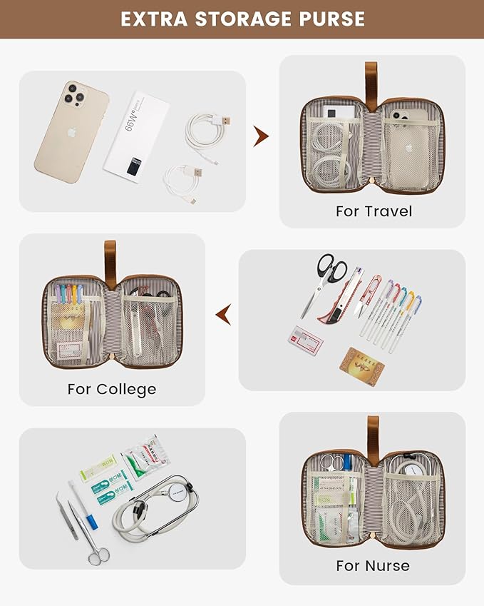 LOVEVOOK Laptop Backpack for Women, 15.6 Inch Work Laptop Bag with USB Port, Fashion Teacher Nurse Backpack Purse, Waterproof Travel Computer Backpack with Organizer Bag, 2PCS