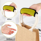 2 Pack Luggage Handle Wraps for Suitcase Bright Color Luggage Handle Covers Suitcase Tags identifiers Travel Accessories for Airplane/Flying (Yellow)