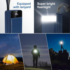 Portable Charger Power Bank 60000mAh Fast Charging 22.5W PD4.0 & QC 4.0 with USB C Battery Pack Charger Portable High Capacity Portable Phone Charger Power Bank for iPhone, Samsung, Travel (Blue)