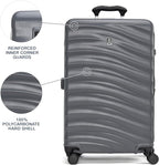 Travelpro Maxlite Air V2 Hardside Expandable Luggage, 8 Spinner Wheels, Lightweight Hard Shell, TSA lock, Shadow Grey, 2-Piece Set (20/25)